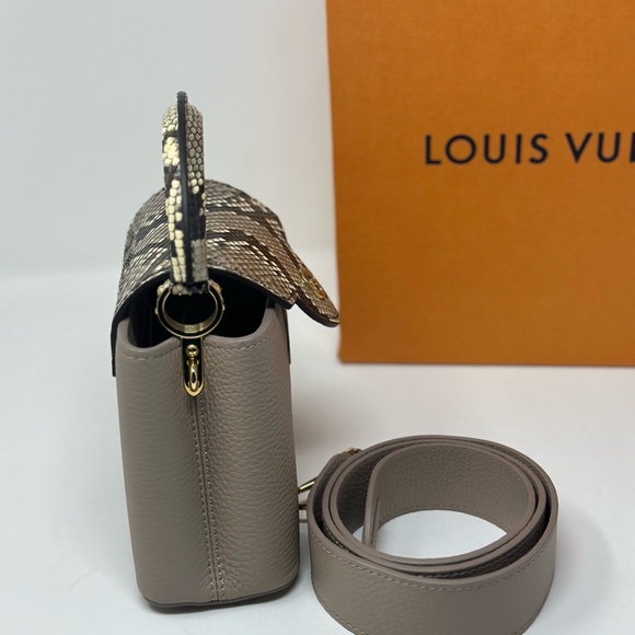 Louis Vuitton Exotic Capucine Mini Phyton Snake Leather New - Picture 8 of 13